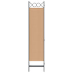 vidaXL 4-teiliger Raumteiler Beige 160 x 180 cm Stoff