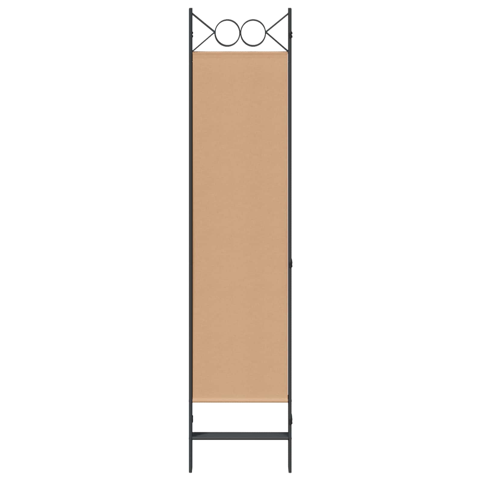 vidaXL 4-teiliger Raumteiler Beige 160 x 180 cm Stoff