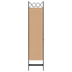 vidaXL 6-teiliger Raumtrenner Beige 240 x 180 cm Stoff