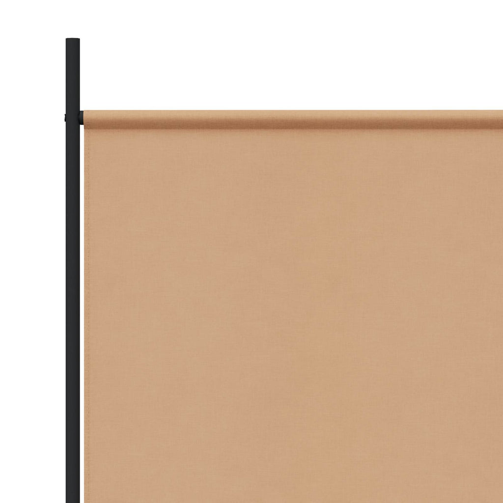vidaXL Einzel Panel Raumteiler Beige 175 x 180 cm Stoff