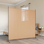 vidaXL Einzel Panel Raumteiler Beige 175 x 180 cm Stoff