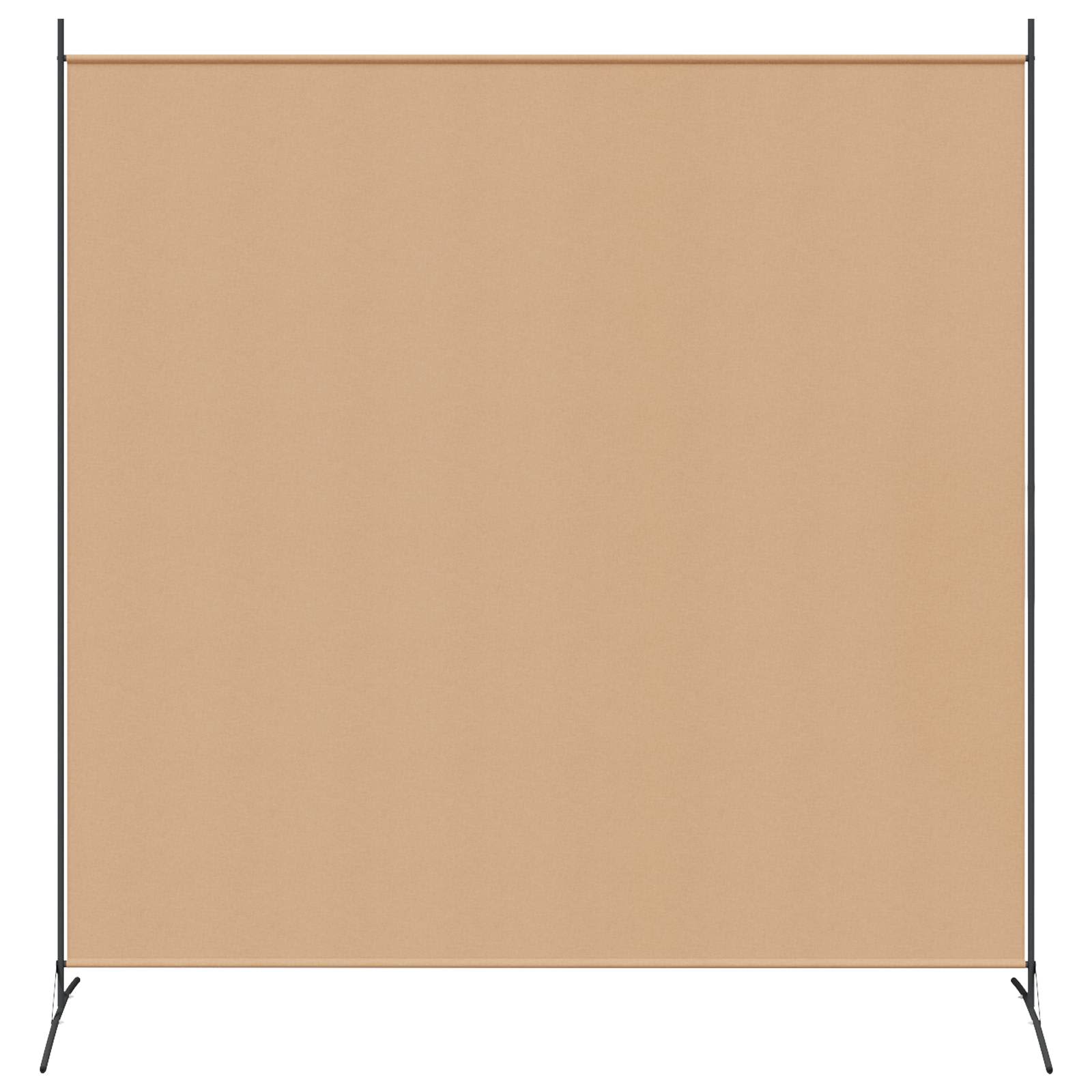 vidaXL Einzel Panel Raumteiler Beige 175 x 180 cm Stoff