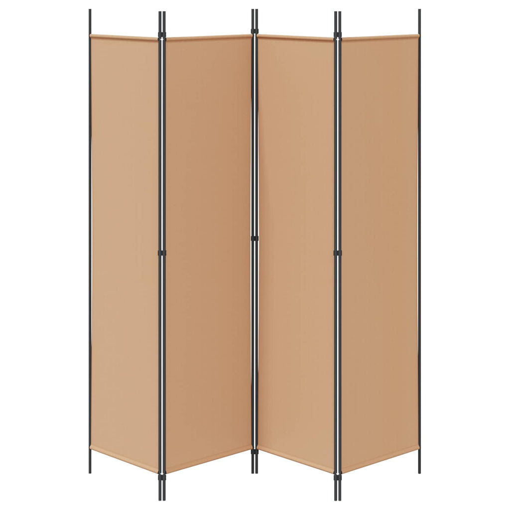 vidaXL Raumteiler Polyester Stahl