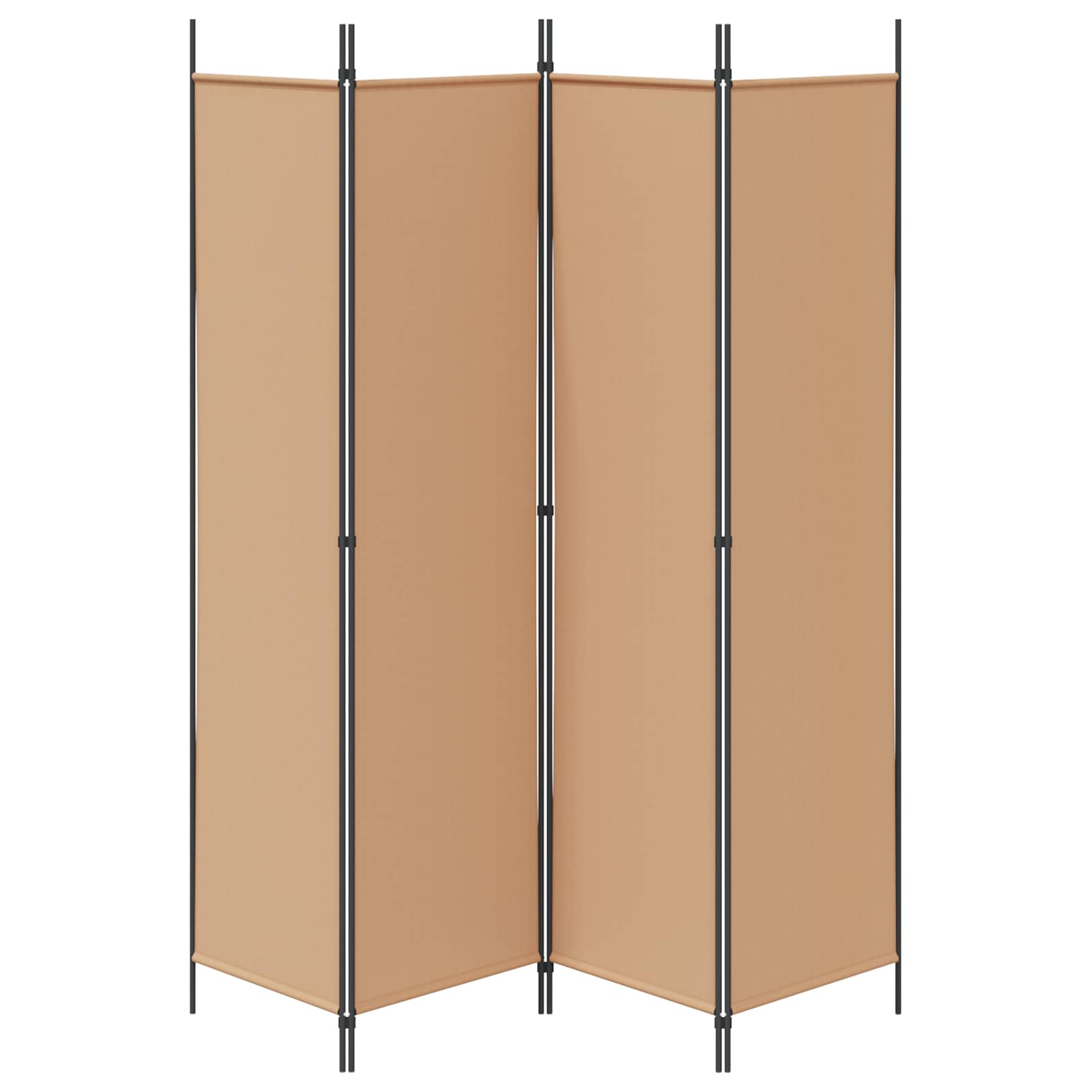 vidaXL Raumteiler Polyester Stahl