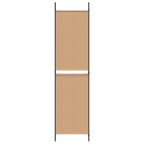 vidaXL 5-Panel Raumteiler Beige 250 x 200 cm Stoff