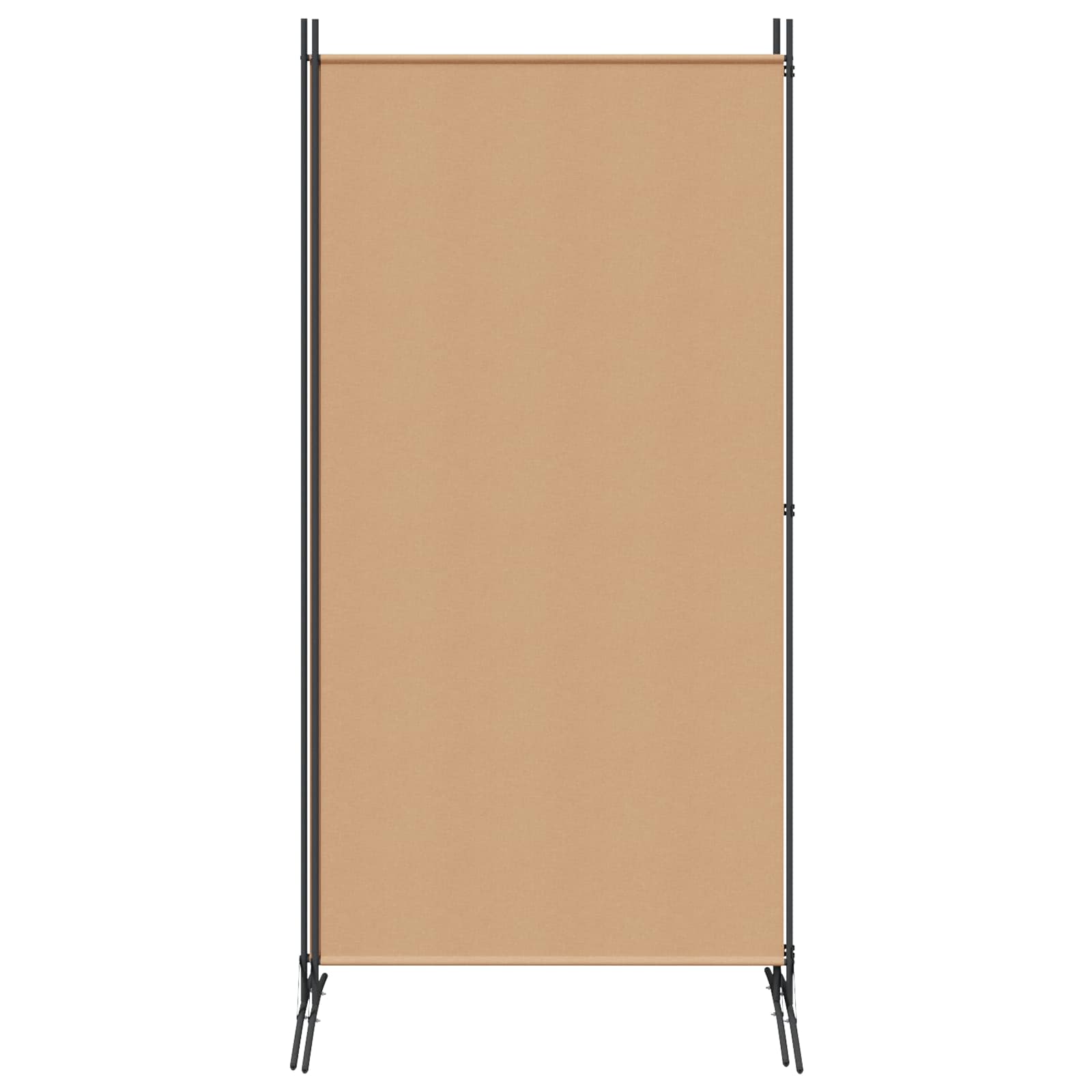 vidaXL 2-teiliger Raumteiler Beige 175 x 180 cm Stoff