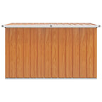 vidaXL Außenlagerbox Verzinkter Stahl 150 x 101 x 91 cm Holz