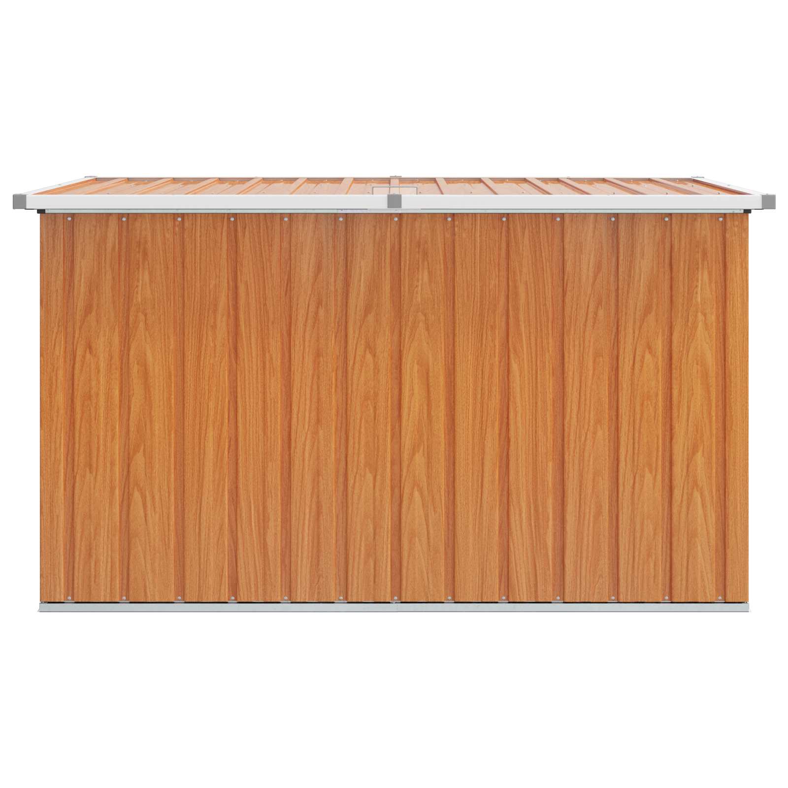 vidaXL Außenlagerbox Verzinkter Stahl 150 x 101 x 91 cm Holz