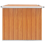 vidaXL Außenlagerbox Verzinkter Stahl 150 x 101 x 91 cm Holz