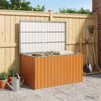 vidaXL Außenlagerbox Verzinkter Stahl 171 x 99 x 93 cm Holzähnlich