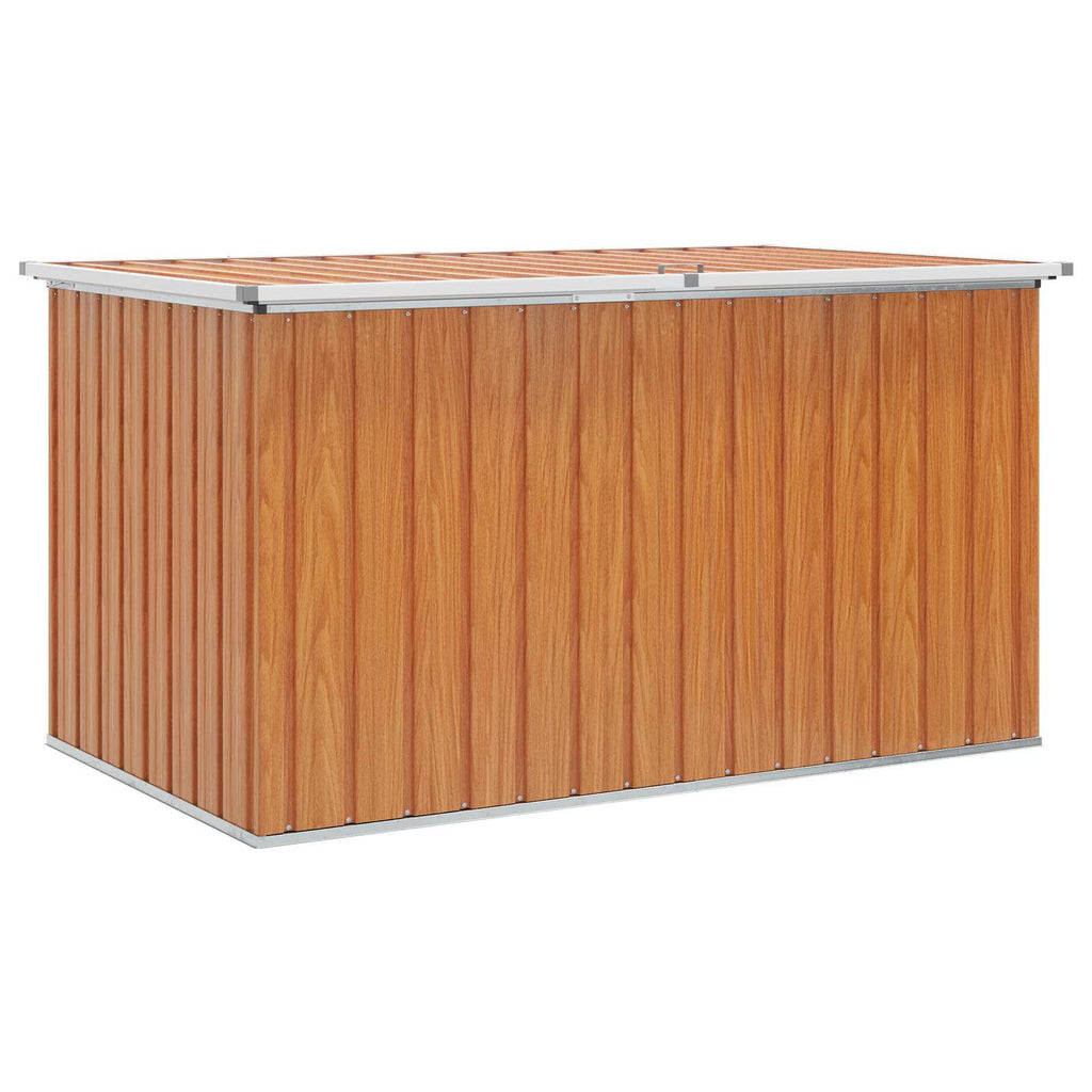 vidaXL Außenlagerbox Verzinkter Stahl 171 x 99 x 93 cm Holzähnlich