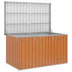 vidaXL Außenlagerbox Verzinkter Stahl 171 x 99 x 93 cm Holzähnlich