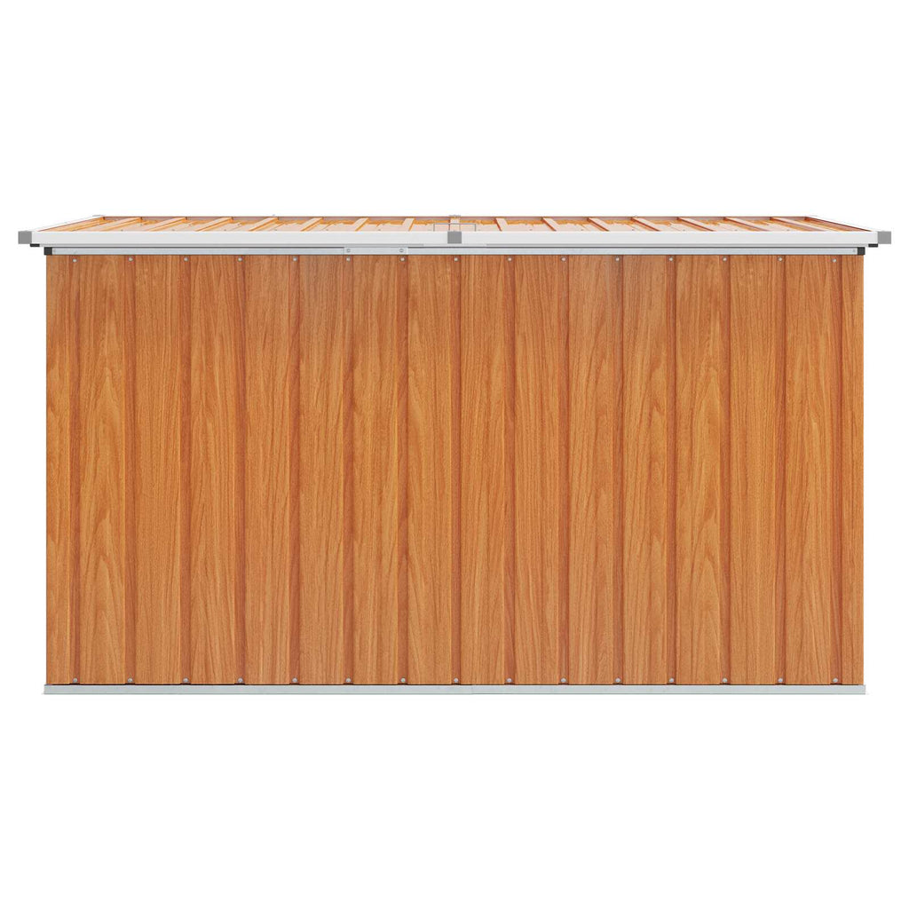vidaXL Außenlagerbox Verzinkter Stahl 171 x 99 x 93 cm Holzähnlich