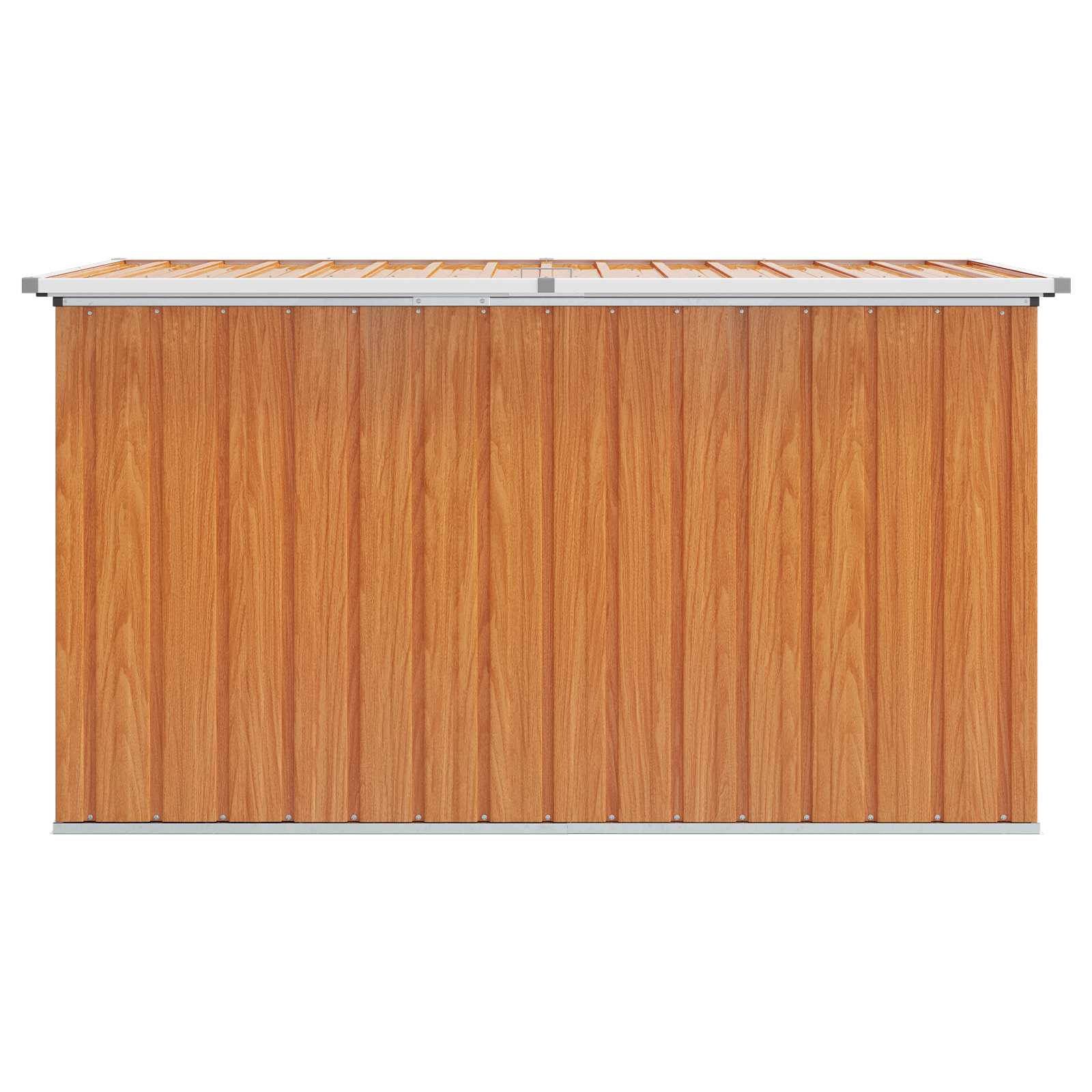 vidaXL Außenlagerbox Verzinkter Stahl 171 x 99 x 93 cm Holzähnlich