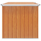 vidaXL Außenlagerbox Verzinkter Stahl 171 x 99 x 93 cm Holzähnlich
