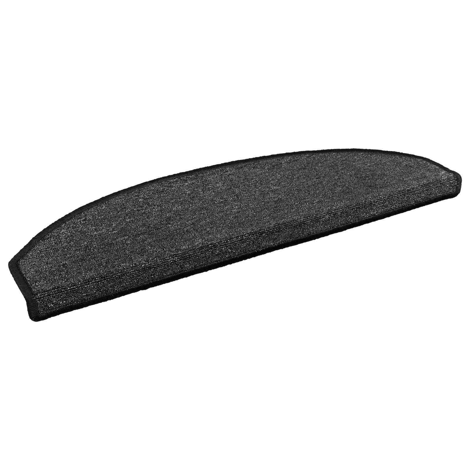 vidaXL Selbstklebende Treppenschoner Halbkreis 15 pcs Anthrazit