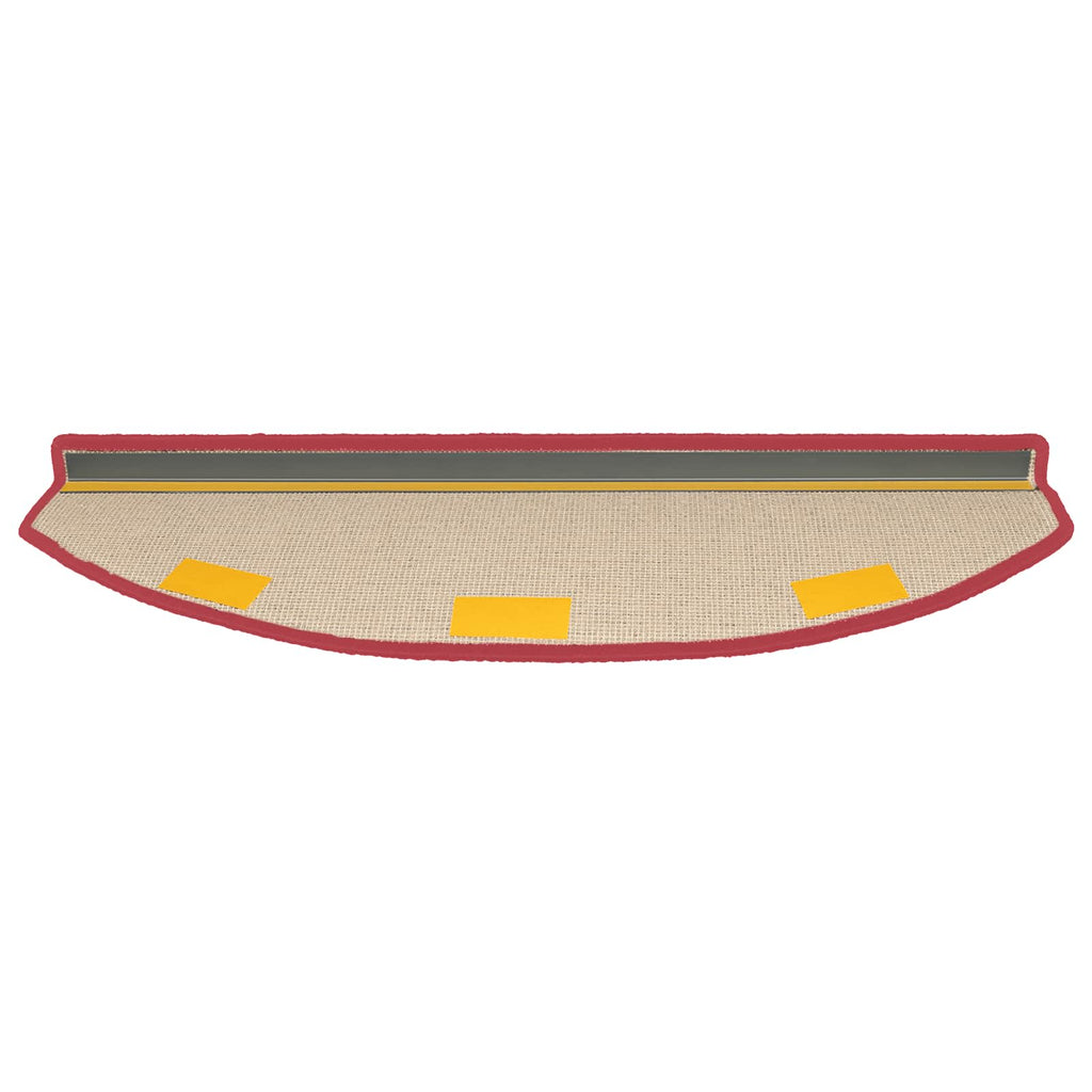 vidaXL Selbstklebende Treppenschoner 15 pcs Rot 80 x 24,5 x 3,5 cm