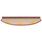 vidaXL Selbstklebende Treppenschoner 15 pcs Rot 80 x 24,5 x 3,5 cm