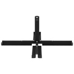 vidaXL Parasolständer für 25–50 mm Stange Schwarz