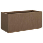 vidaXL Garten-Blumenkasten Braun 80 x 36 x 35 cm PP