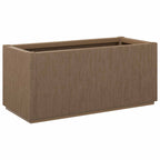 vidaXL Garten-Blumenkasten Braun 80 x 36 x 35 cm PP