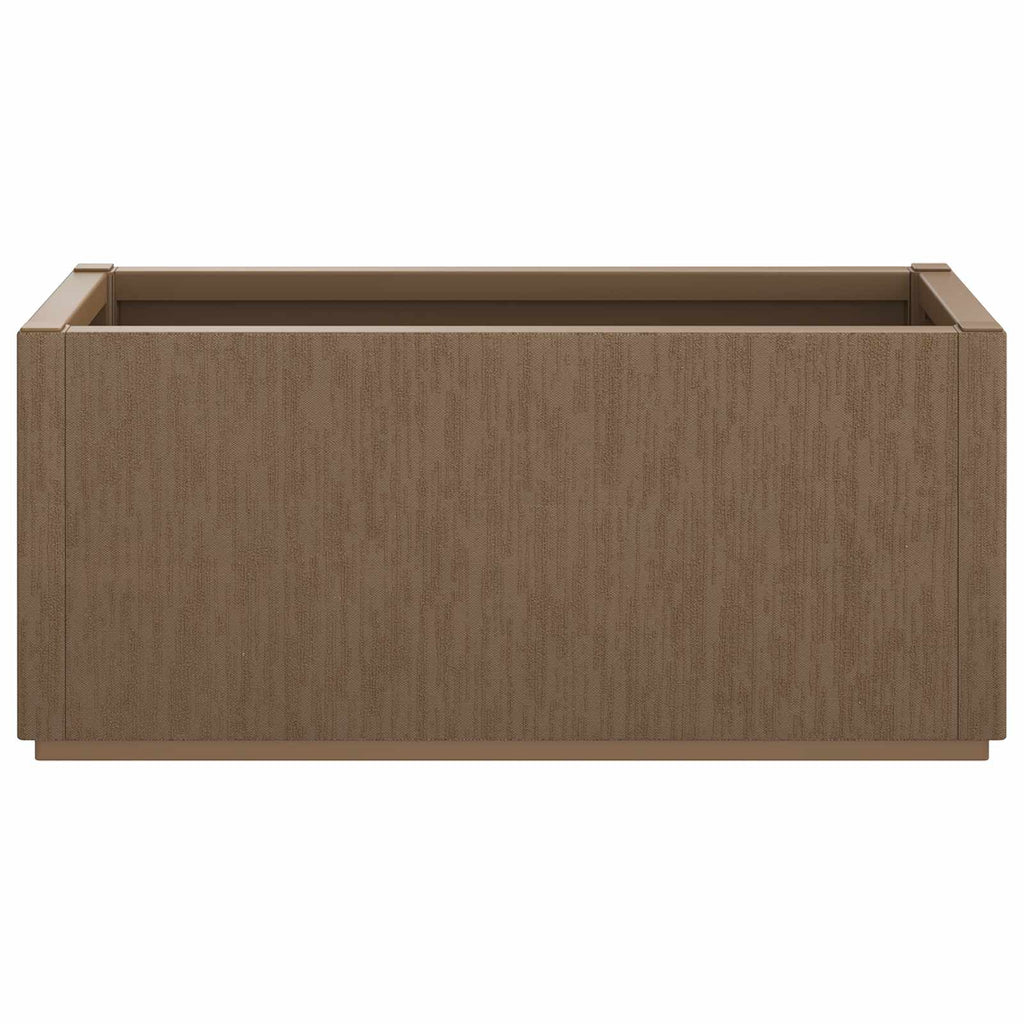 vidaXL Garten-Blumenkasten Braun 80 x 36 x 35 cm PP