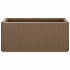 vidaXL Garten-Blumenkasten Braun 80 x 36 x 35 cm PP