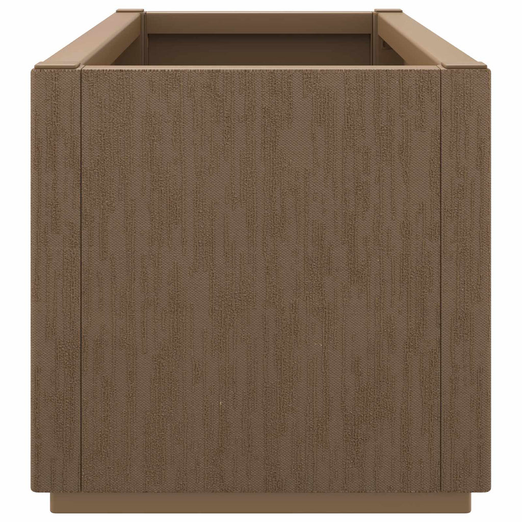 vidaXL Garten-Blumenkasten Braun 80 x 36 x 35 cm PP