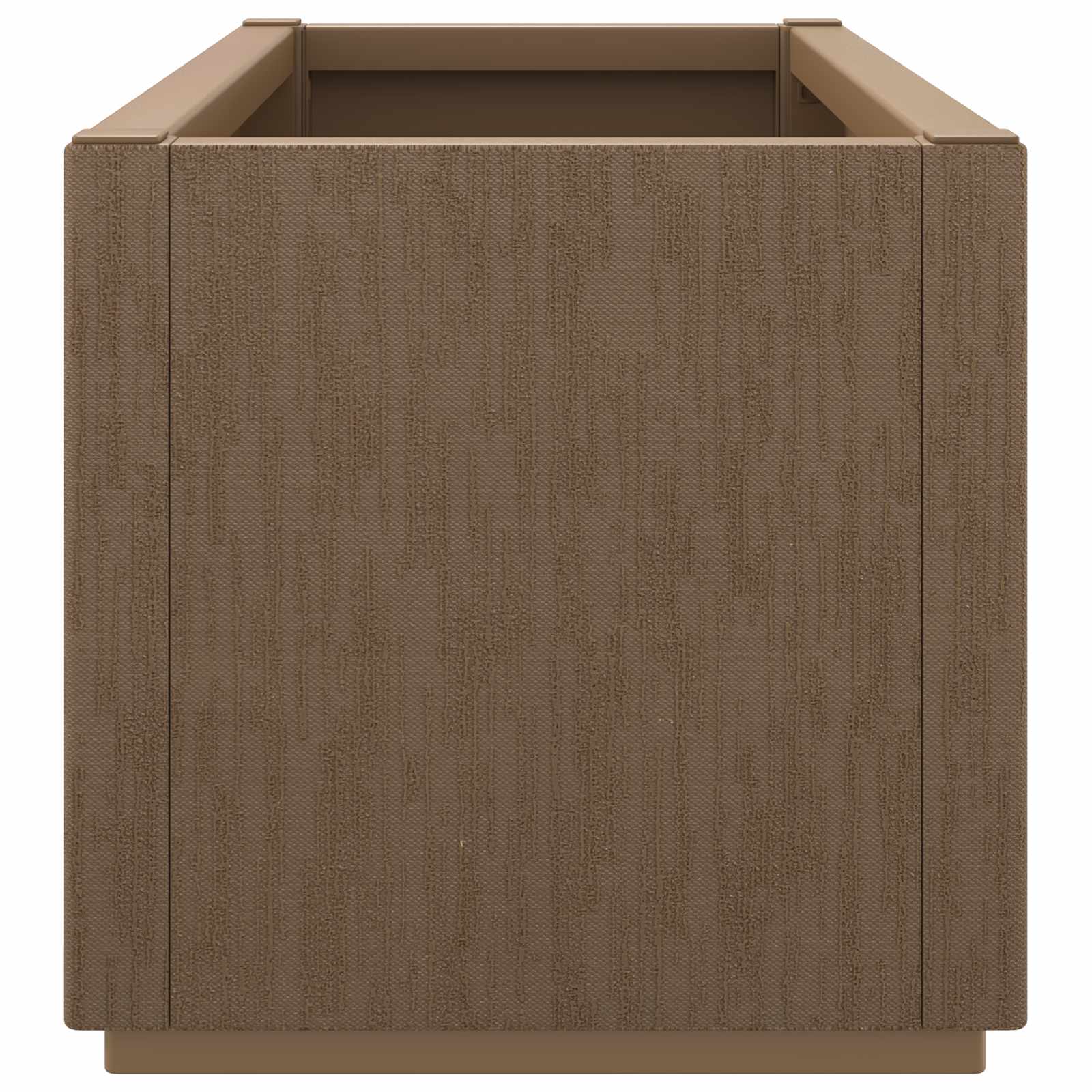 vidaXL Garten-Blumenkasten Braun 80 x 36 x 35 cm PP