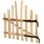 vidaXL Bogenzauntor 100 x 90 cm Imprägniertes Haselholz Natur