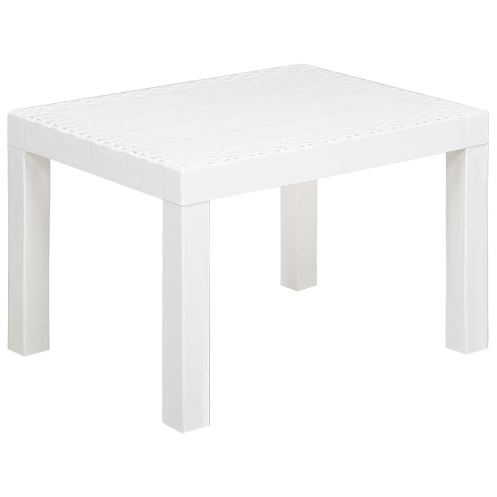 vidaXL Lounge-Set mit Kissen 3 pcs Weiß PP