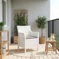 vidaXL Sessel Weiß PP