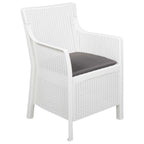 vidaXL Sessel Weiß PP