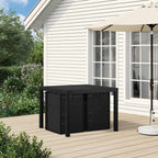 vidaXL Garten Essgruppe mit Kissen 3 pcs Anthrazit PP