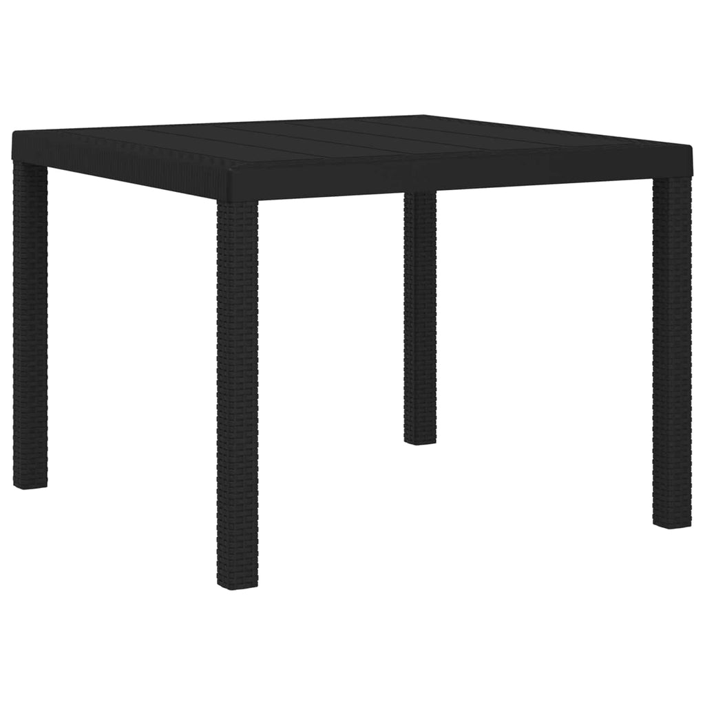vidaXL Garten Essgruppe mit Kissen 3 pcs Anthrazit PP