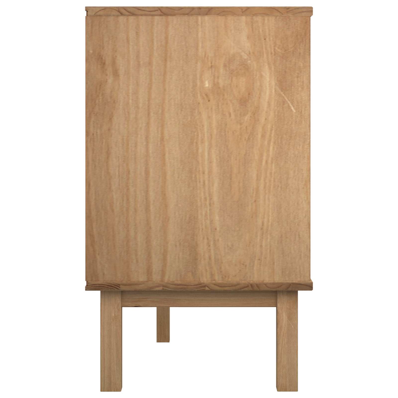 vidaXL Schubladenschrank mit Speicher OTTA Schwarz 111 x 43 x 73,5 cm