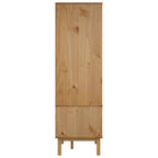 vidaXL Kleiderschrank mit Schubladen OTTA Schwarz 76,5 x 53 x 172 cm