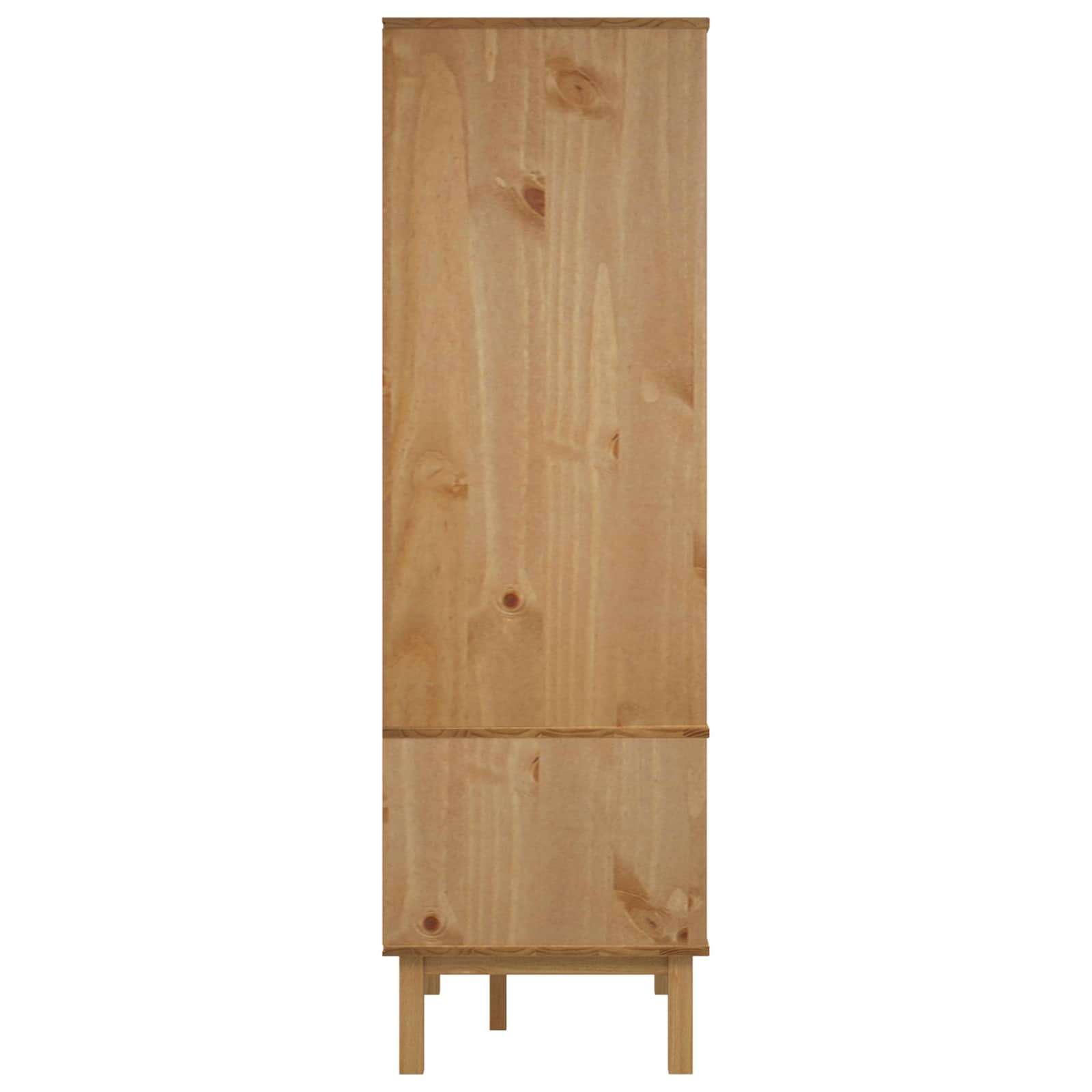 vidaXL Kleiderschrank mit Schubladen OTTA Schwarz 76,5 x 53 x 172 cm