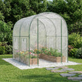 vidaXL Gewächshaus mit Rahmen 160 x 200 x 192,5 cm PVC Transparent