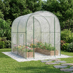 vidaXL Gewächshaus mit Rahmen 160 x 200 x 192,5 cm PVC Transparent