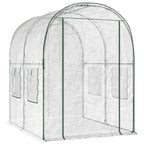 vidaXL Gewächshaus mit Rahmen 160 x 200 x 192,5 cm PVC Transparent