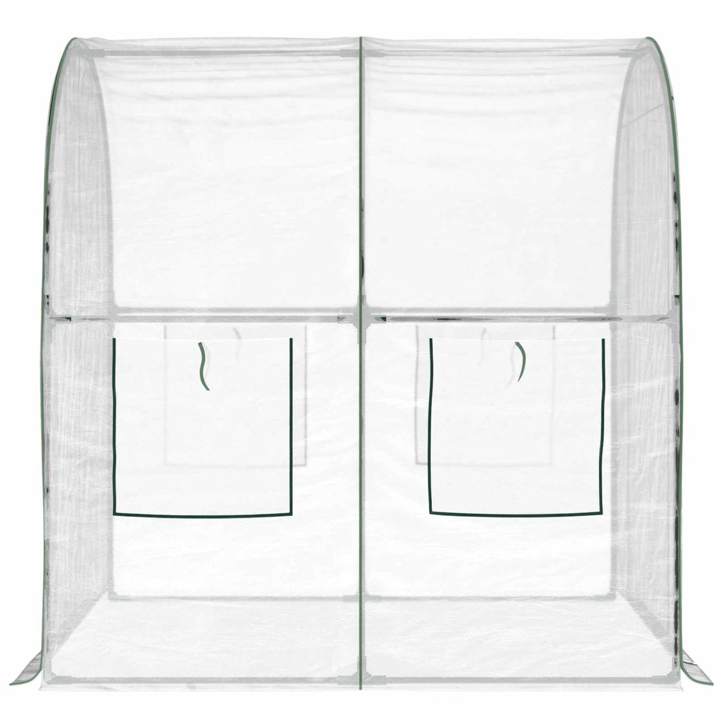 vidaXL Gewächshaus mit Rahmen 160 x 200 x 192,5 cm PVC Transparent