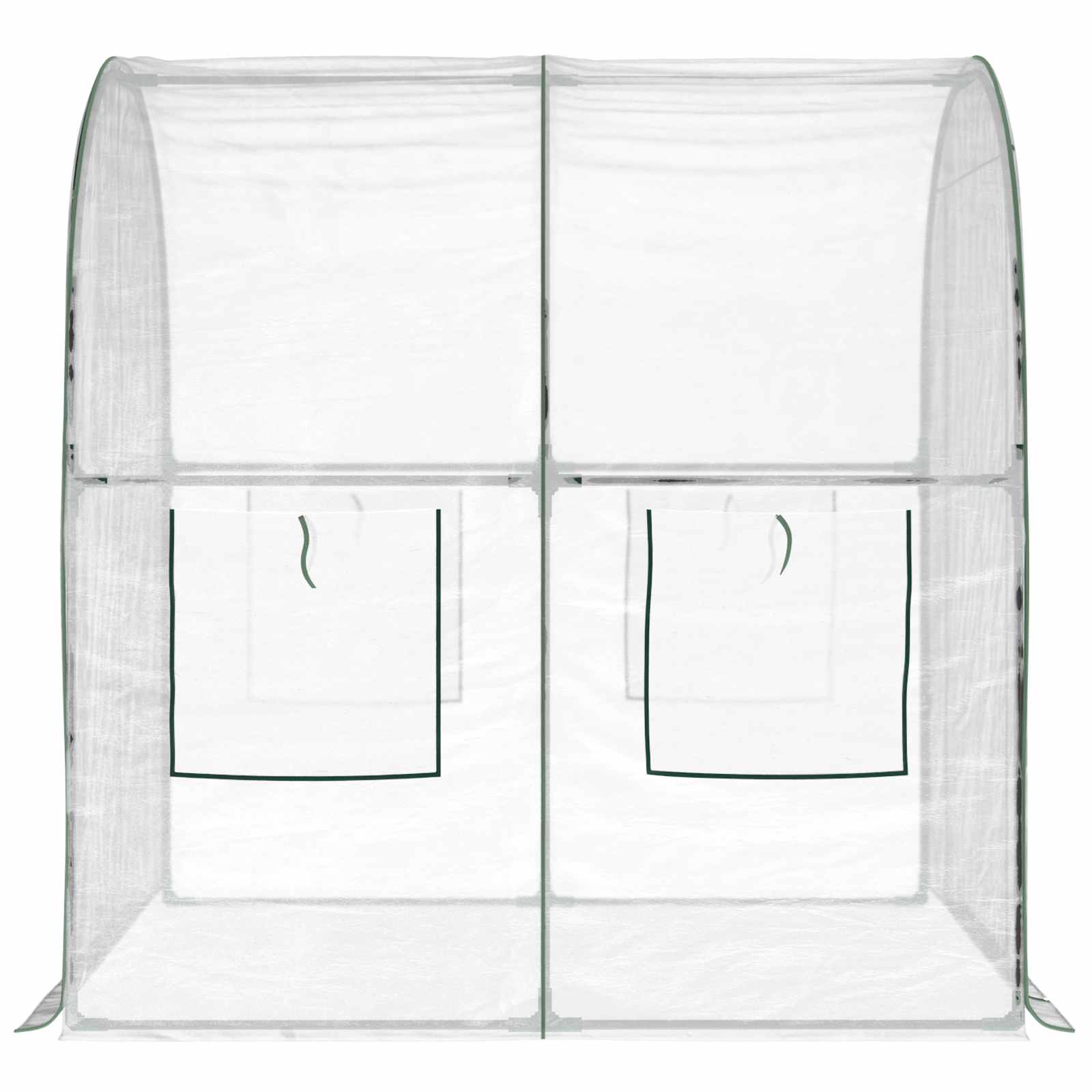 vidaXL Gewächshaus mit Rahmen 160 x 200 x 192,5 cm PVC Transparent