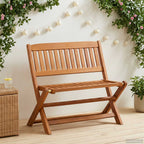 vidaXL Kinderbank Braun 61 x 38 x 57 cm Massives Eukalyptus Holz