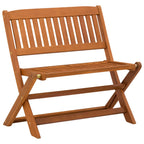 vidaXL Kinderbank Braun 61 x 38 x 57 cm Massives Eukalyptus Holz