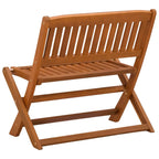 vidaXL Kinderbank Braun 61 x 38 x 57 cm Massives Eukalyptus Holz