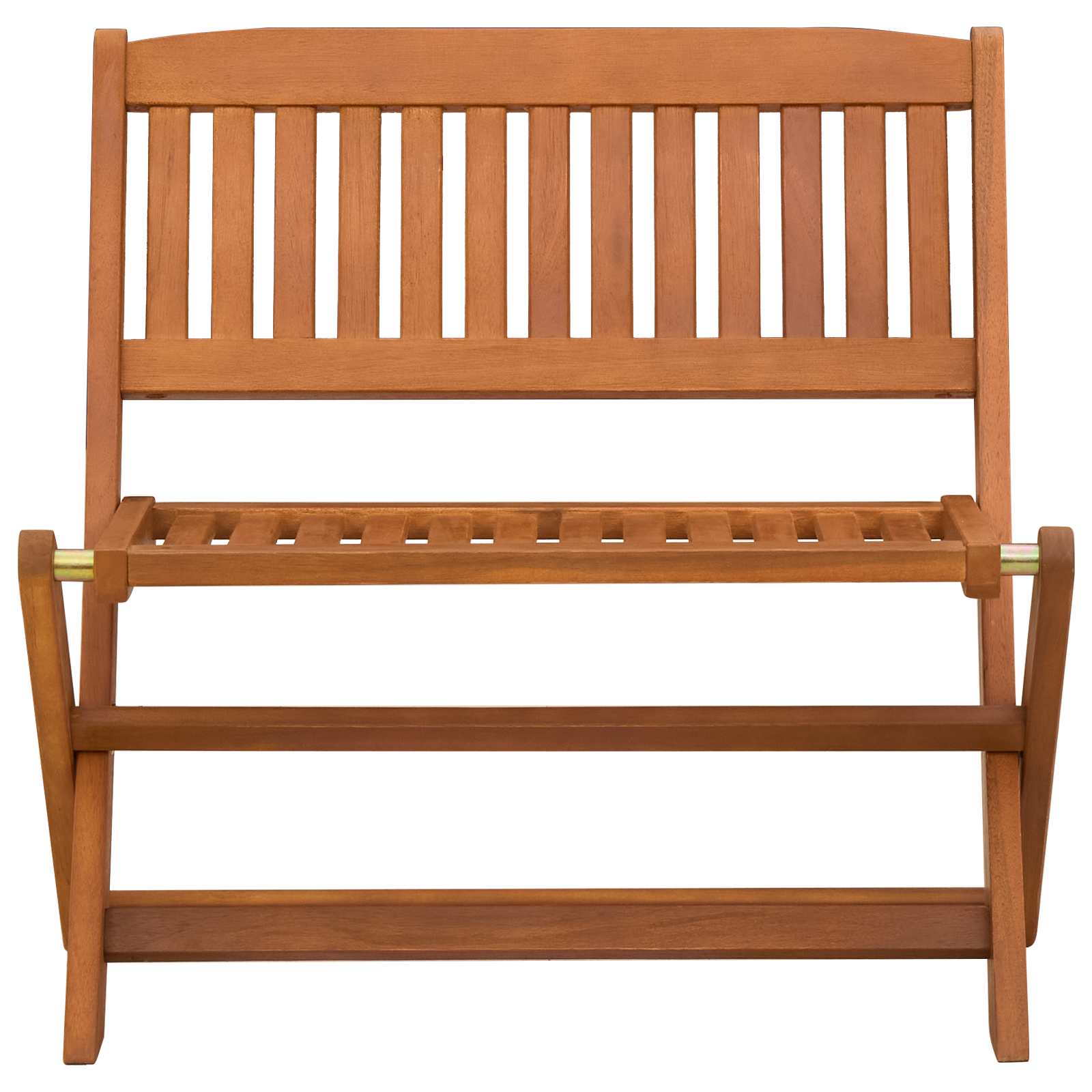 vidaXL Kinderbank Braun 61 x 38 x 57 cm Massives Eukalyptus Holz