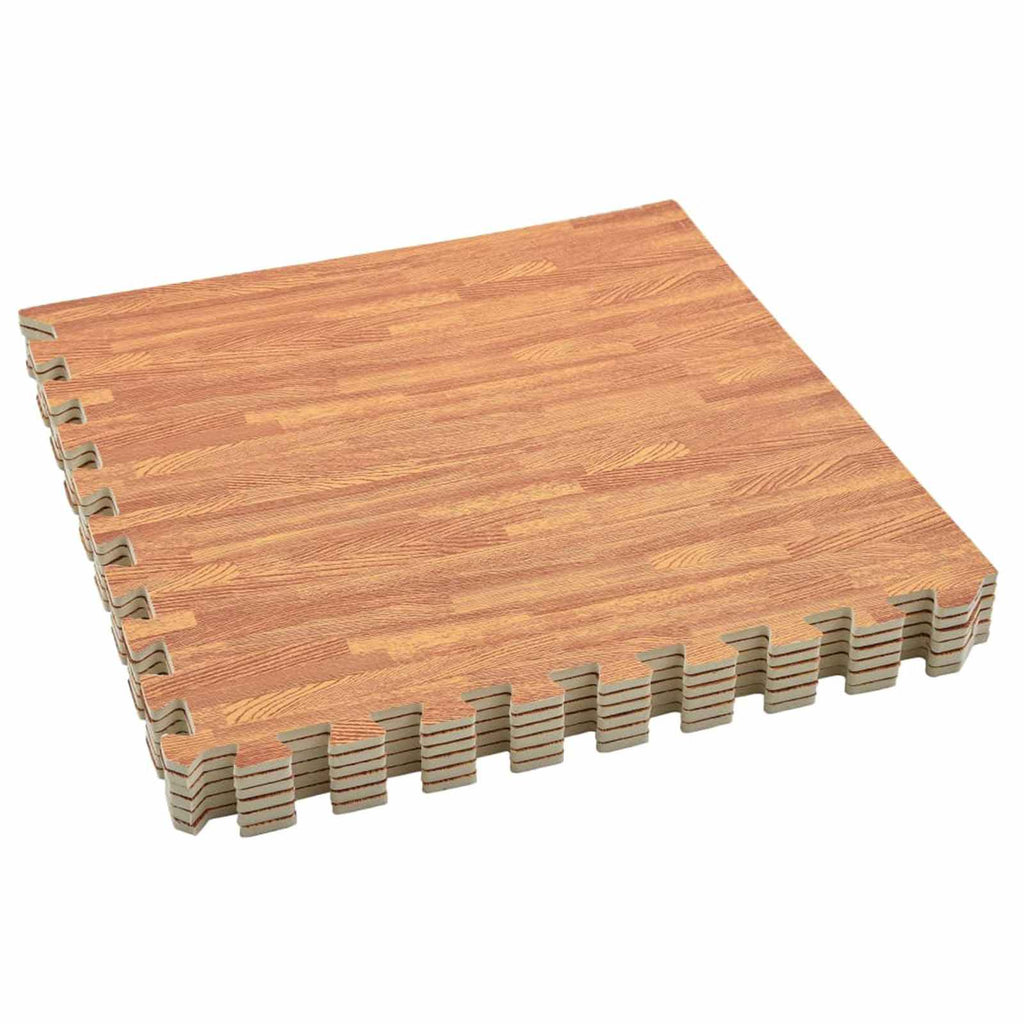 vidaXL Pool Bodenteppich 6 pcs Holz 4,32 ㎡ EVA-Schaum