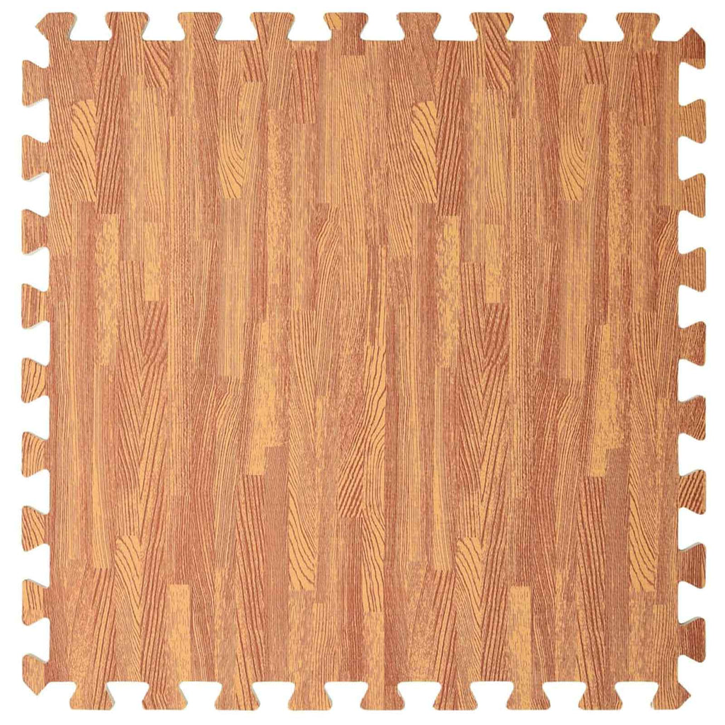 vidaXL Pool Bodenteppich 6 pcs Holz 4,32 ㎡ EVA-Schaum