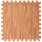 vidaXL Pool Bodenteppich 6 pcs Holz 4,32 ㎡ EVA-Schaum